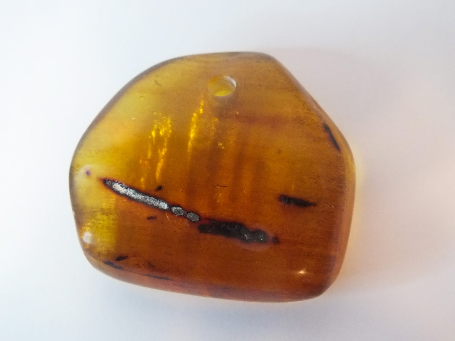 10.9g Polished Baltic Amber Pendant