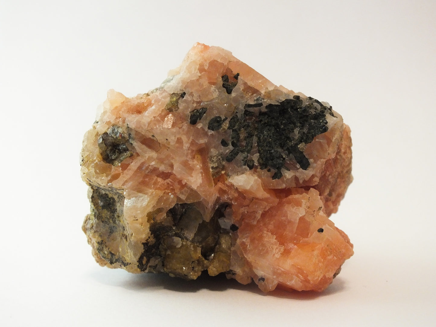 Scapolite In Calcite, Flourite, Diopside