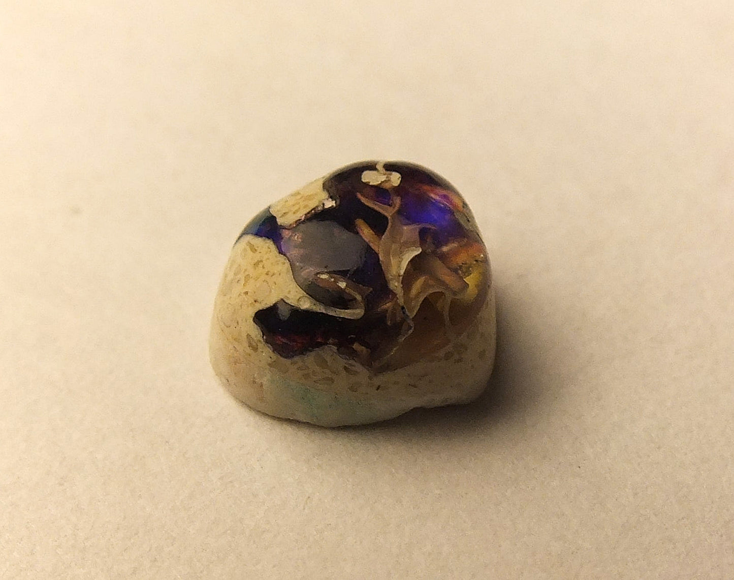 1.0 cm Fire Opal Cabochon