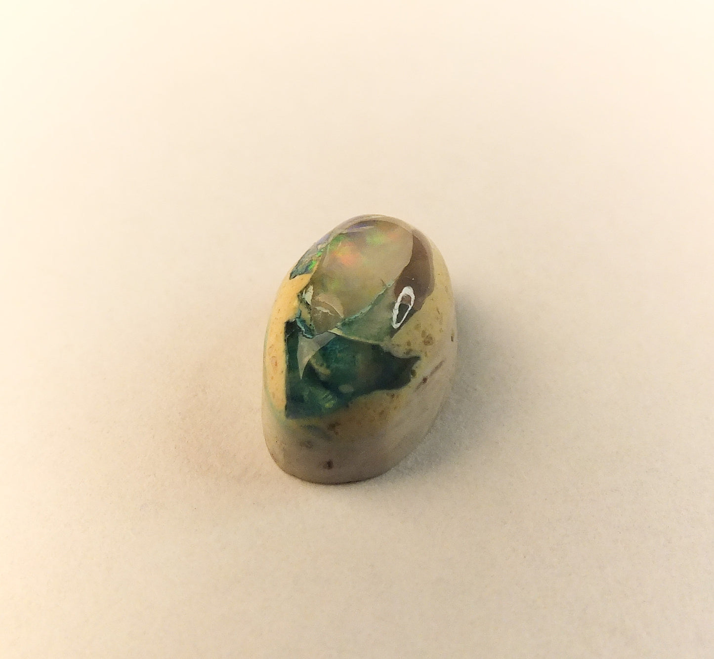 1.2cm Beach Opal Cabochon