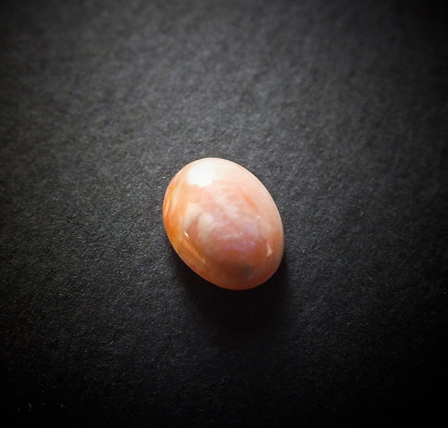 1.5c Peach Opal Cabochon