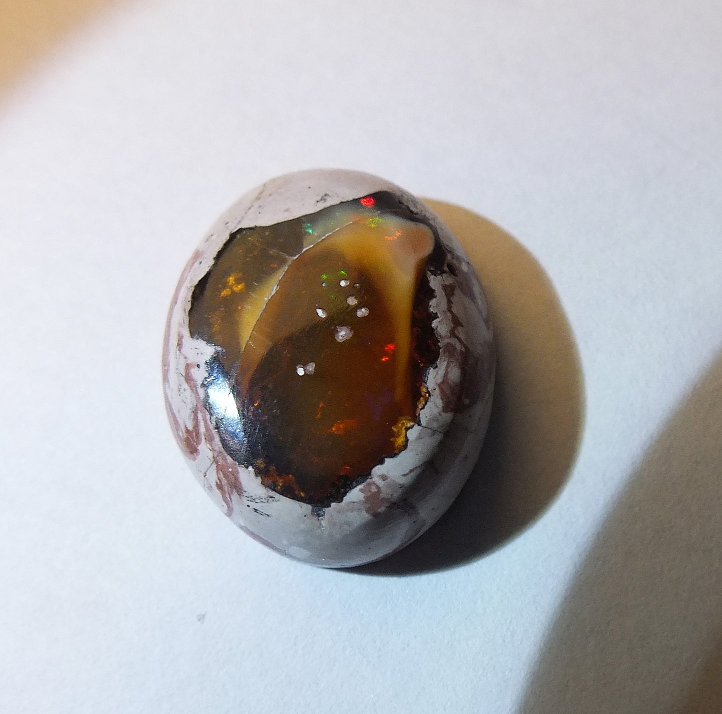 2.0 cm Fire Opal Cabochon