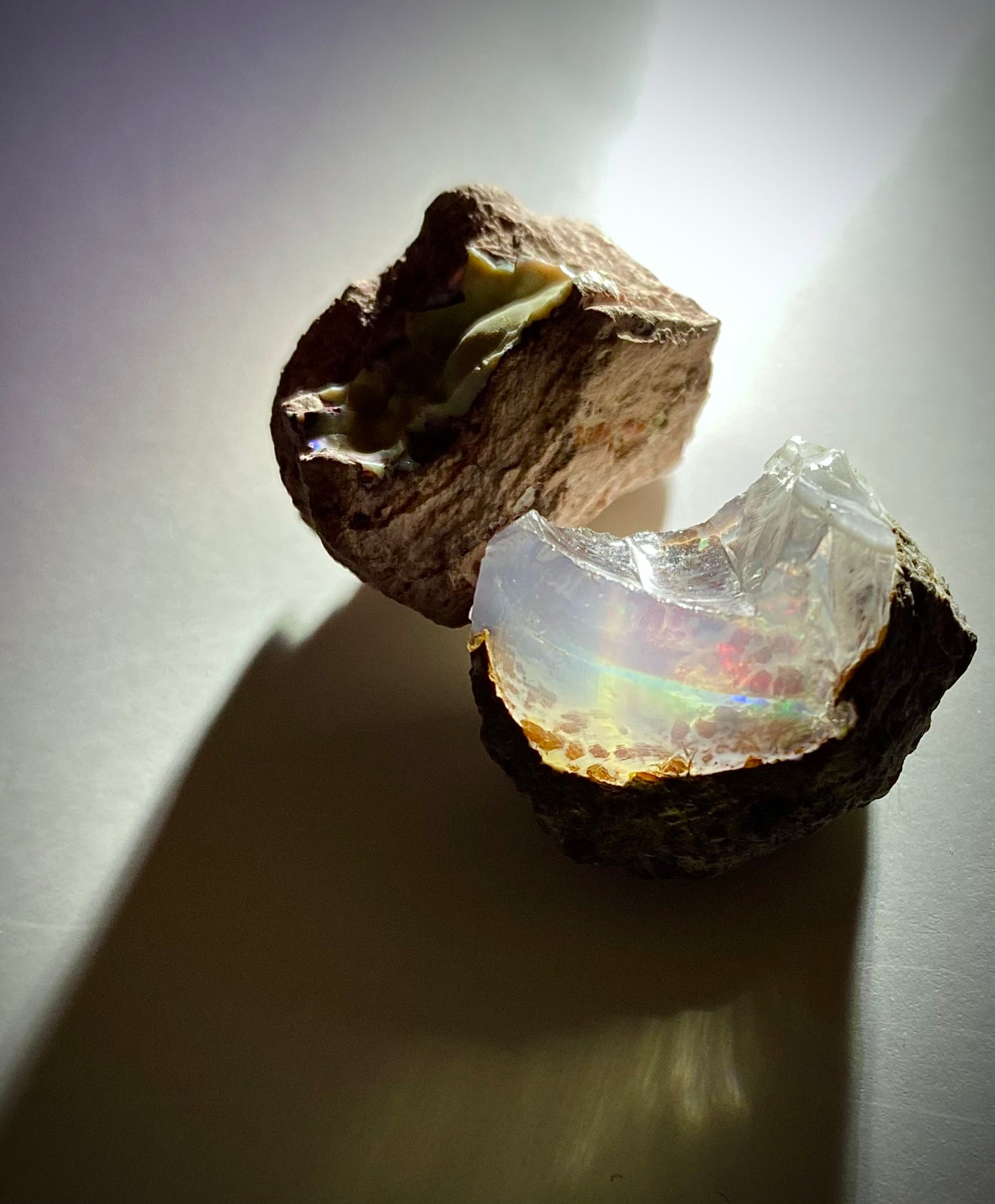 Rough Clear Fire Opal